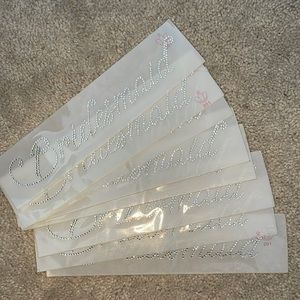 8 Bridesmaid Rhinestone Iron On